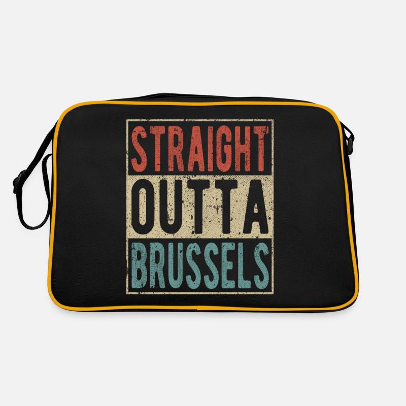 Direkt aus Brüssel Retro Tasche