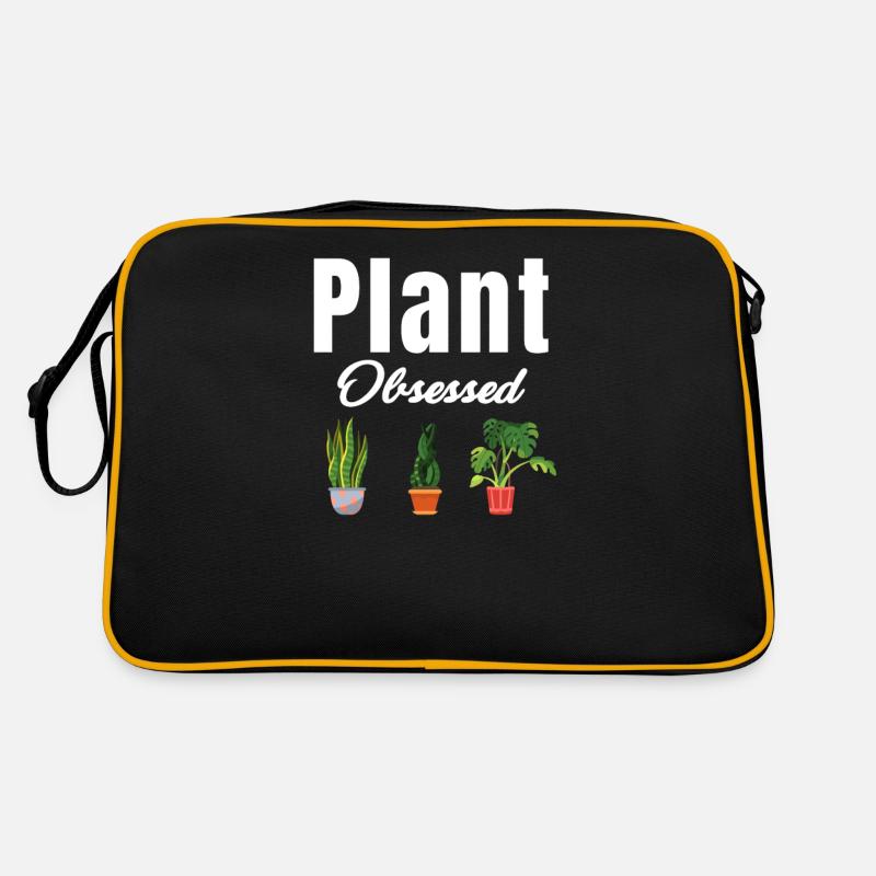 Plant Obsessed Lover Horticulture Gardener Retro Bag