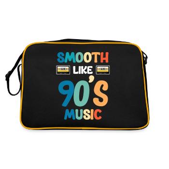 Gentle as the music of the 90s Boomer Funny - Retro Bag - black/gold - Back
