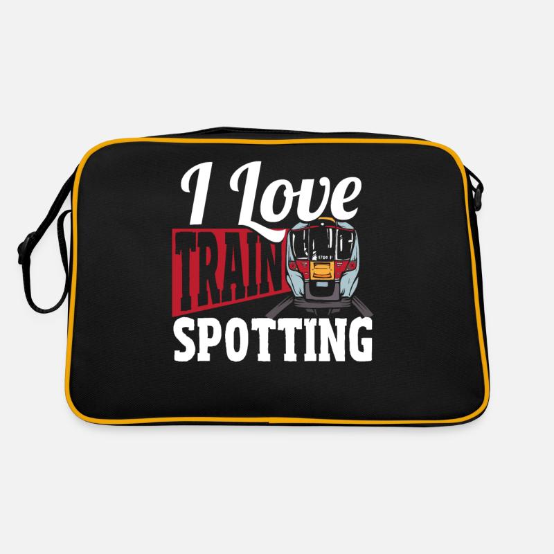 Trainspotter Train Spotting I Love Train Spotting Retro Bag