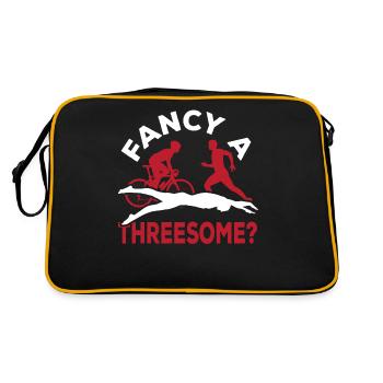 Envie d’un plan à trois ? Triathlon - Sac Retro - noir/or - Dos