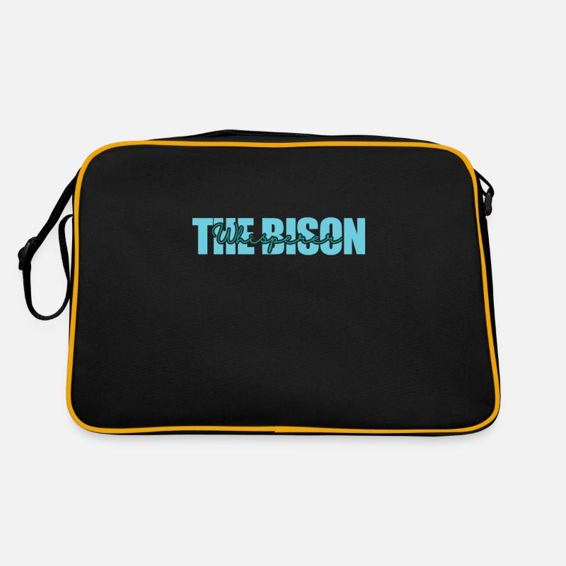 The Bison Whisperer animal Retro Bag