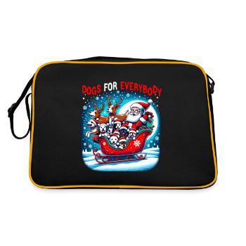 Des chiens pour tous Des chiens festifs pour tous - Sac Retro - noir/or - Dos