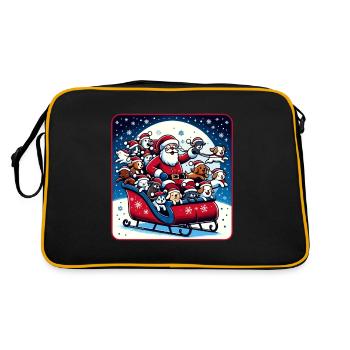 Des chiens pour tous Des chiens festifs pour tous - Sac Retro - noir/or - Dos