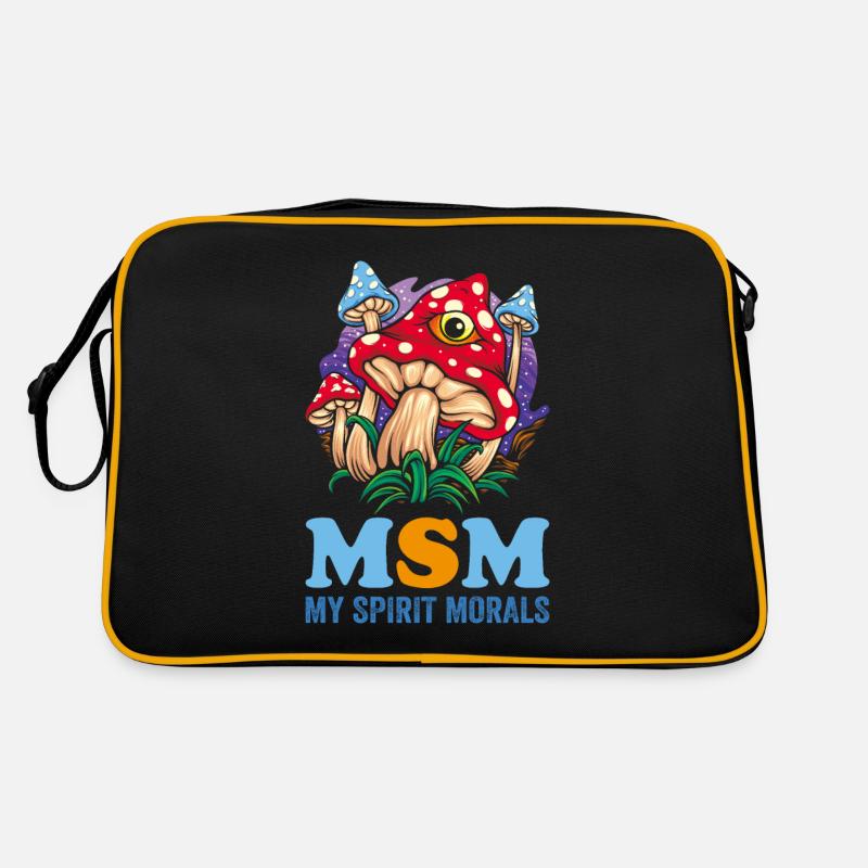 Chasseur de champignons Msm Mon Moralité Foranger Sac Retro
