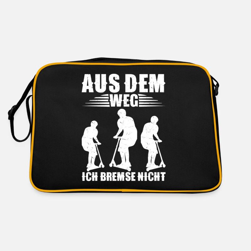 Stuntrollerfahren Tricks Stuntscooter Tretroller Retro Tasche