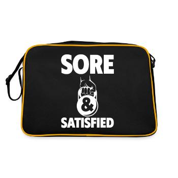 Sore And Satisfied 4 - Retro Bag - black/gold - Back