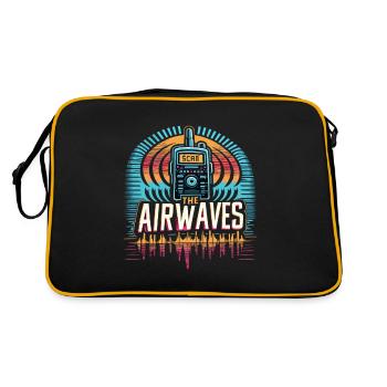 Scan The Airwaves Graphic - Retro Bag - black/gold - Back