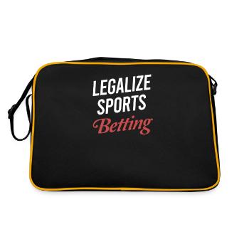 Légaliser les paris sportifs sur les paris hippiques sportifs Derby - Sac Retro - noir/or - Dos