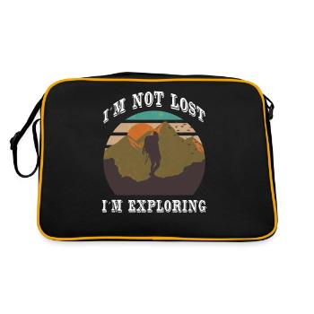 Mountaineer Toprope Climbing Outdoor Hiking - Retro Bag - black/gold - Back