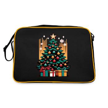 Arbre de Noël Arbre de Noël Arbre de Noël - Sac Retro - noir/or - Dos
