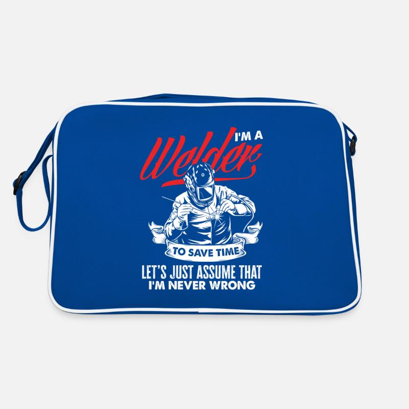 Cadeau de soudeur drôle Sac Retro