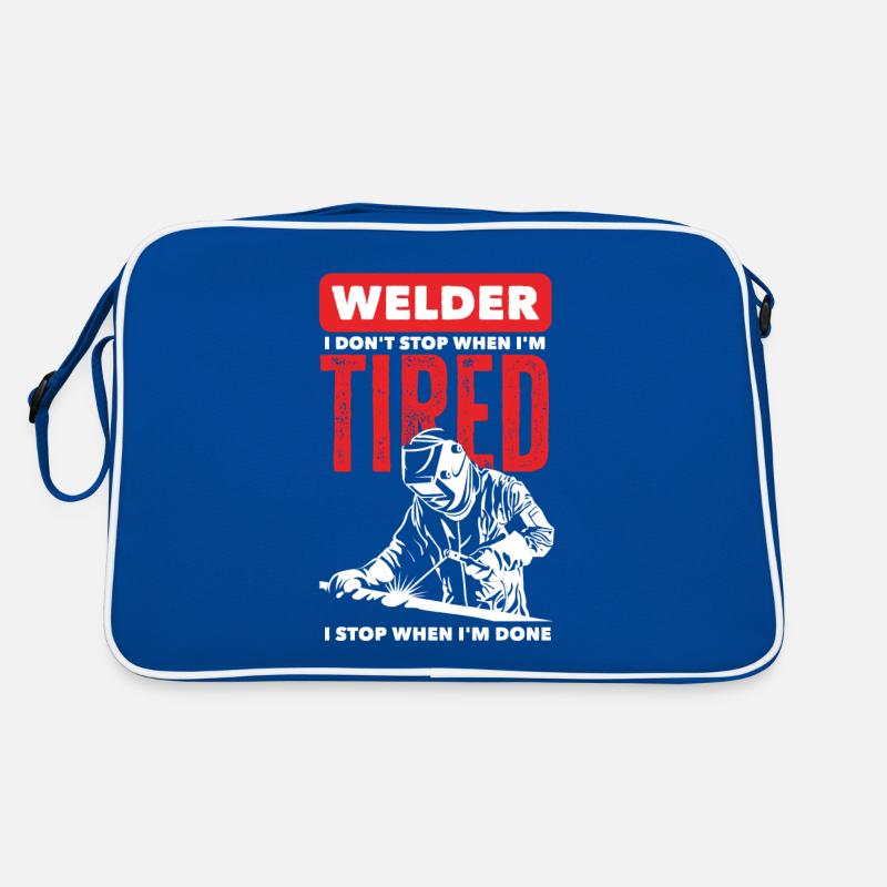 Funny Welder Gift Retro Bag