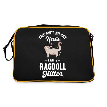 Ce ne sont pas des poils de chat, ce sont des paillettes ragdoll - Sac Retro - noir/or - Dos