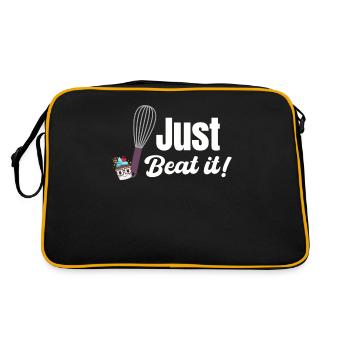 Just smash it, bake pastries, sweets - Retro Bag - black/gold - Back