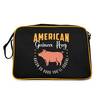 Éleveur de bétail Bétail de cochon d’Inde américain - Sac Retro - noir/or - Dos