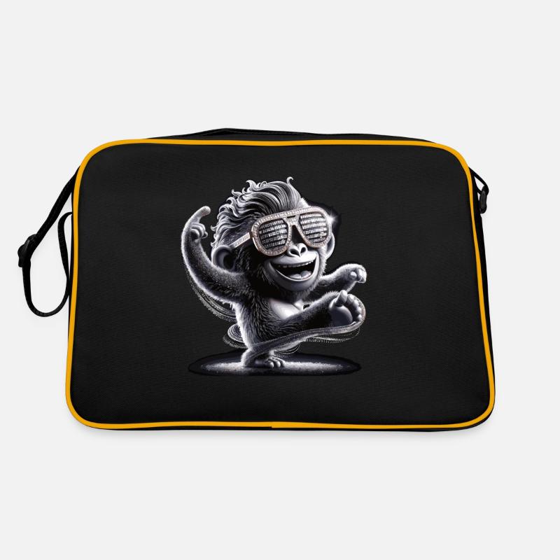 Gorille avec lunettes de soleil Sac Retro