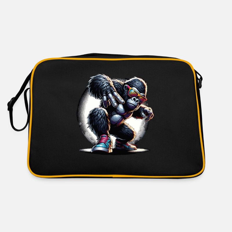 Gorille avec lunettes de soleil Sac Retro