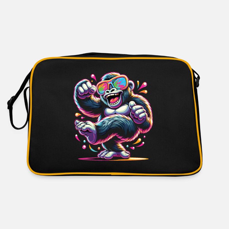 Gorille avec lunettes de soleil Sac Retro
