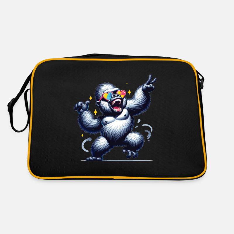 Gorille avec lunettes de soleil Sac Retro