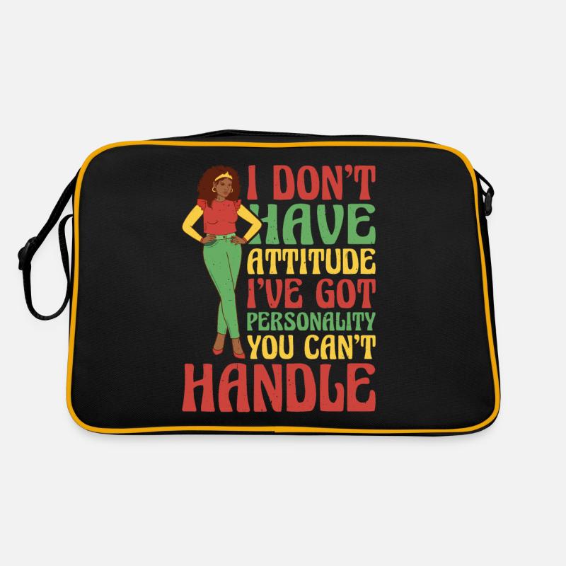 I Don't Have Attitude 13 Retro Tasche