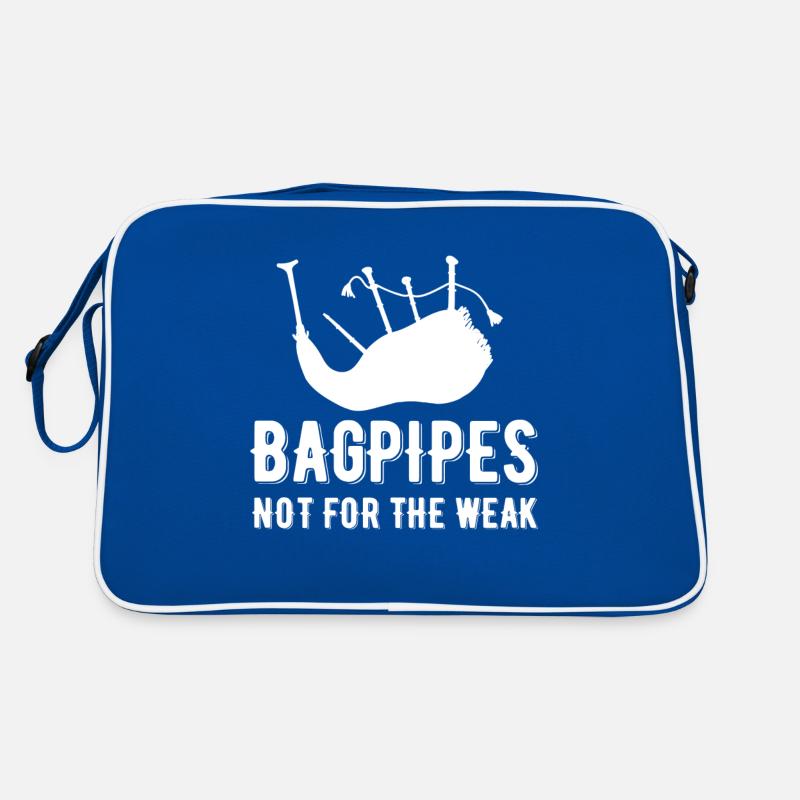 Bagpipes not for weak bagpipers Retro Bag