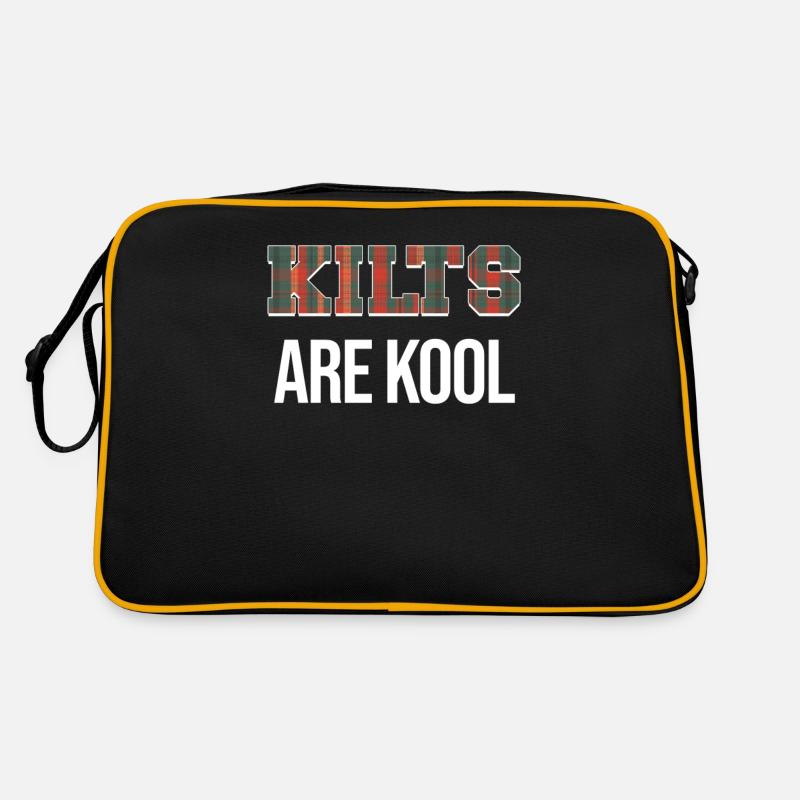 Les kilts, c’est cool. Drôles de kilts écossais, Sac Retro