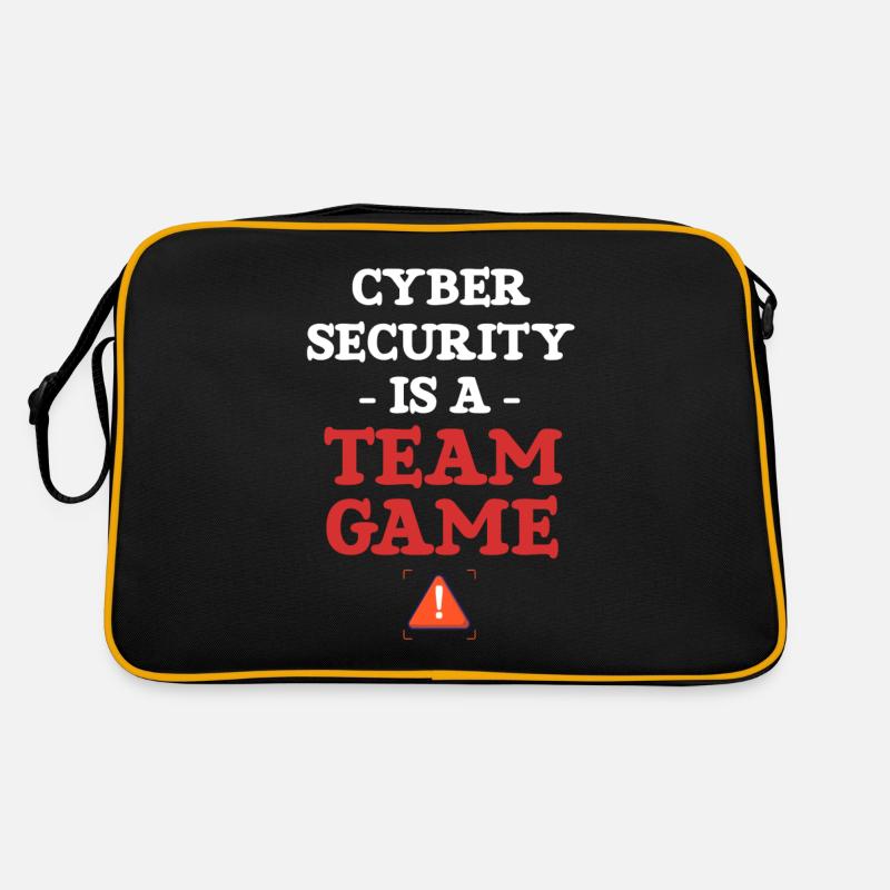 Cyber Security Ist Ein Team-game-programmierer Retro Tasche