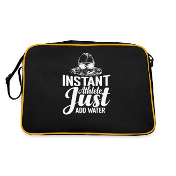 Instant Athlete Lust ajoute des sports de natation nautique - Sac Retro - noir/or - Dos