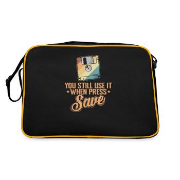 Vous l'utilisez toujours lorsque vous appuyez sur Enregistrer la mémoire - Sac Retro - noir/or - Dos