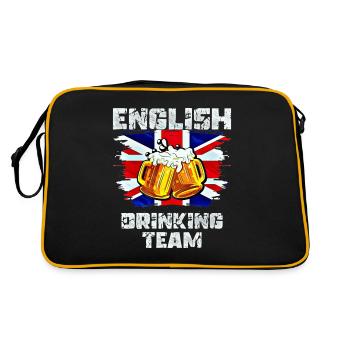 England Drinking Team - Retro Bag - black/gold - Back