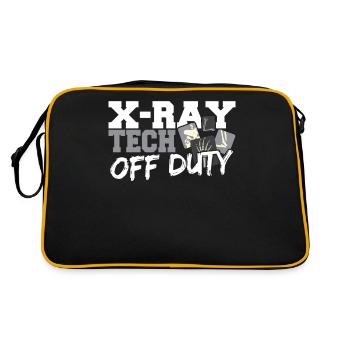 X-Ray Tech Off Duty X-Ray Technologist - Retro Bag - black/gold - Back
