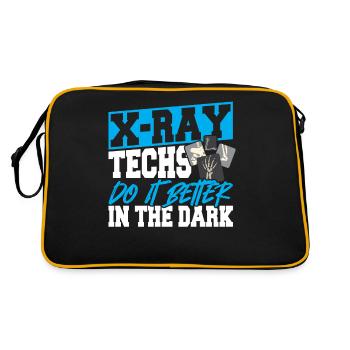 X-Ray Techs Do It Better In The Dark X-Ray - Retro Bag - black/gold - Back