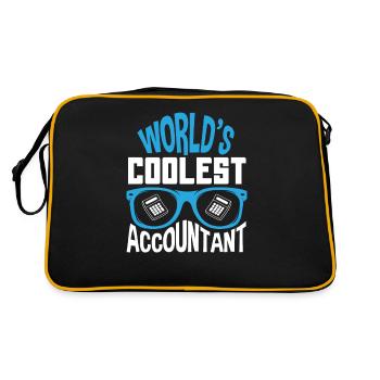 Drôle de cadeau comptable de conseiller fiscal - Sac Retro - noir/or - Dos