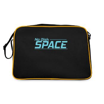 Pas de module de mémoire rétro d'espace disque - Sac Retro - noir/or - Dos