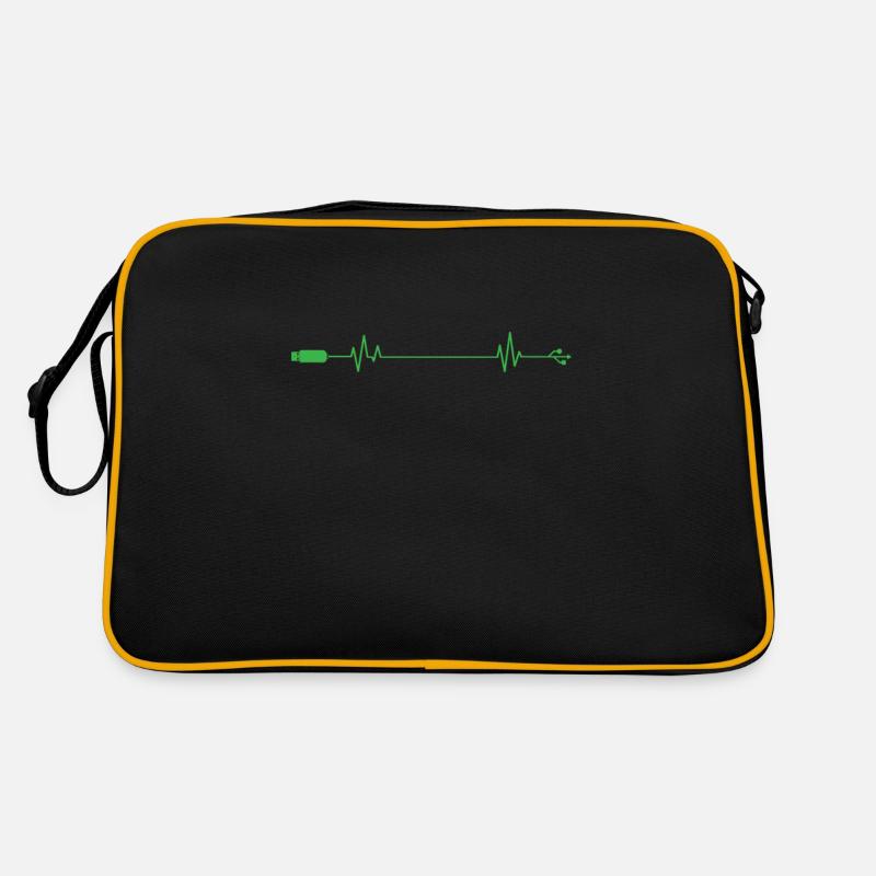 Module de mémoire de ligne de battement de cœur de clé USB Sac Retro