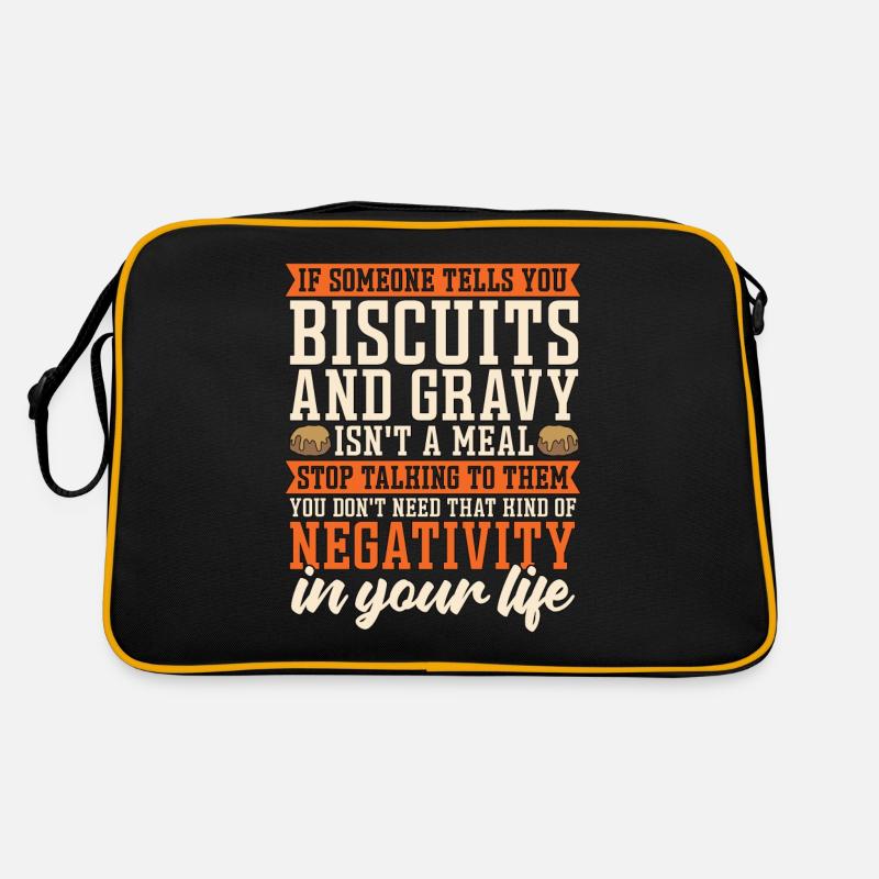 Biscuits And Gravy If Someone Tells Biscuits Lover Retro Tasche