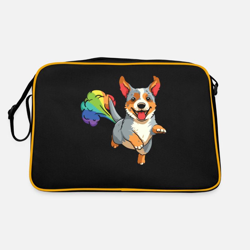 Pet arc-en-ciel de chien bovin australien Sac Retro