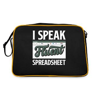 Drôle de cadeau comptable de conseiller fiscal - Sac Retro - noir/or - Dos