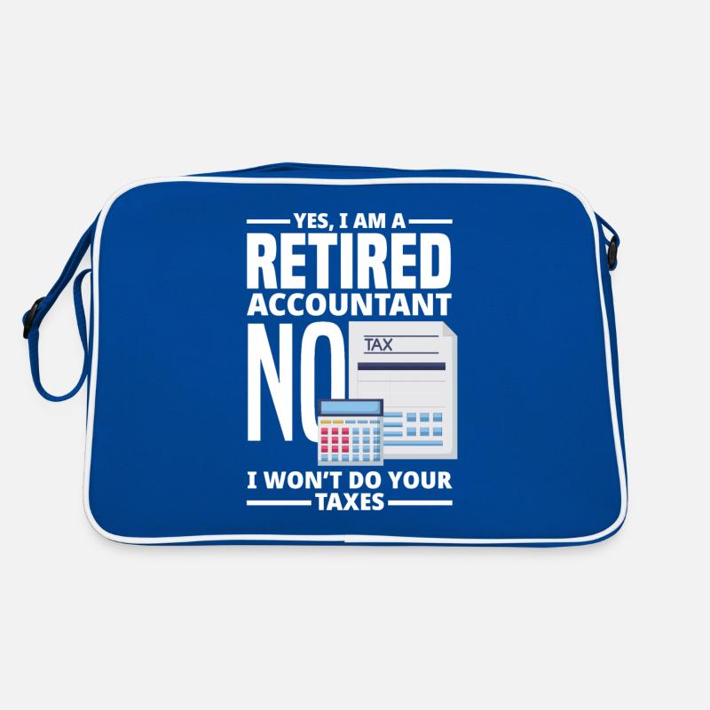 Lustiges Steuerberater Buchhalter Geschenk Retro Tasche