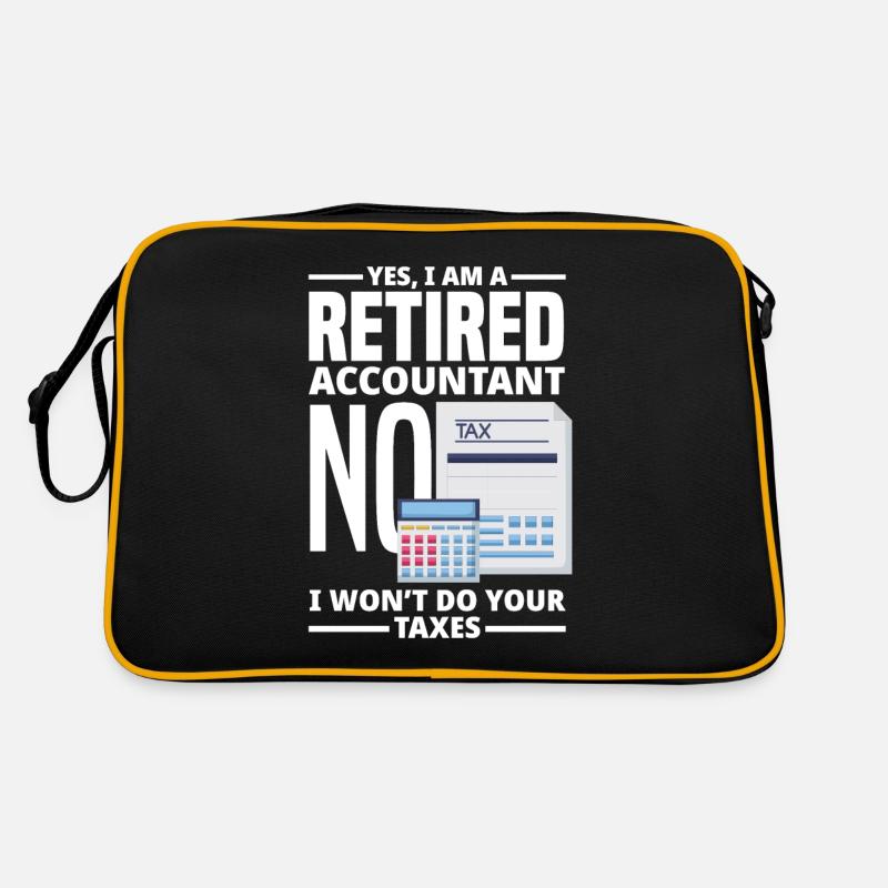 Drôle de cadeau comptable de conseiller fiscal Sac Retro