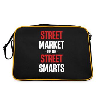 Des marchés de rue pour l’intelligence de la rue - Sac Retro - noir/or - Dos