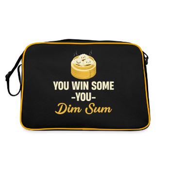 Vous gagnez un peu vous dimsum Hong Kong Siomai - Sac Retro - noir/or - Dos