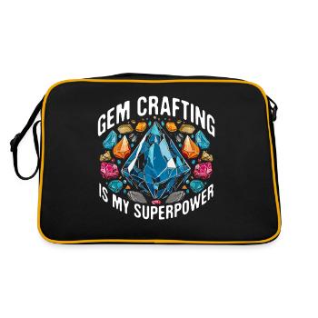 Lapidary Artists Gem Crafting Lapidist - Retro Bag - black/gold - Back