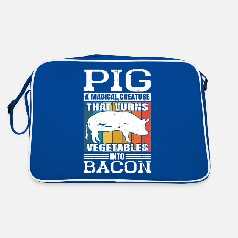 Le cochon, une créature qui transforme les légumes en bacon 6 Sac Retro