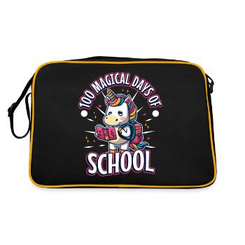 Happy 100 Days of Magical Learning - Retro Bag - black/gold - Back