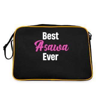Best Asawa Ever Filipino Wife Couple - Retro Bag - black/gold - Back
