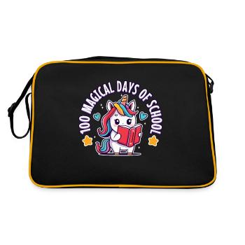 Happy 100 Days of Magical Learning - Retro Bag - black/gold - Back