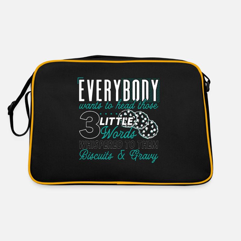 Biscuits And Gravy Every Wants To Hear Food Lover Retro Tasche