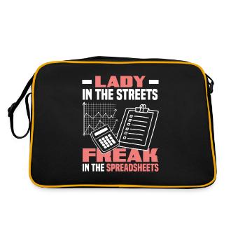 Drôle de cadeau comptable de conseiller fiscal - Sac Retro - noir/or - Dos